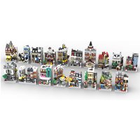 MOC-105470 Mini Modulars - The Full Set of 18 City Street Scene