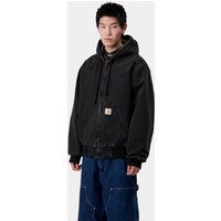 meinSportline 31% Rabatt auf Carhartt Wip Active Jacket in Schwarz Steinwaschung