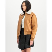 meinSportline 12% Rabatt auf die Alpha Industries B 15 Womens Fliegerjacke Camel 4059146878307