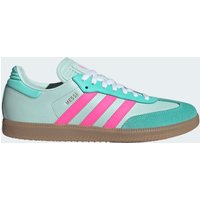 meinSportline 25% Rabatt auf die Adidas Samba x Messi Sneaker in Halo Mint Pink