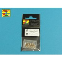 Turned imitation of Hexagonal bolts 0,85 x 1,30 mm x 30 pcs.