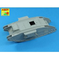 Barrels for British WWI Tank Mk.V (Male. Female or Hermaphrodite) for 6 pdr (57mm) gun x 2pcs. 8mm Hotchkiss m.1909 x 6pcs.