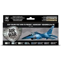 USAF 1940er bis heute - Aggressor Squadron - Part 3 - Farbset - 8 x 17 ml