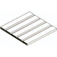 Strukturplatte, 300x600x1,0 mm. Raster 1,00 mm, 1 Stück