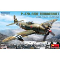 P 47D 28RE Thunderbolt – Französische Luftwaffe – Basic Kit