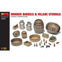Holzfässer & Dorf Utensilien