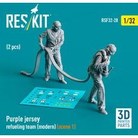 Purple jersey refueling team (modern) (scene 1) (2 pcs) (3D Printed)