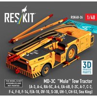 MD-3? Mule Tow Tractor (A-3, A-4, RA-5C, A-6, EA-6B, E-2C, A-7, C-2, F-4, F-8, F-14, F/A-18, OV-10, S-3B, UH-1, CH-53, Sea King) (3D Printed model kit)