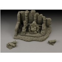 Temple with Buddha ruin