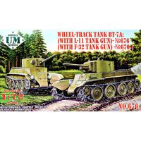 BT-7A Soviet Tank with L-11 gun