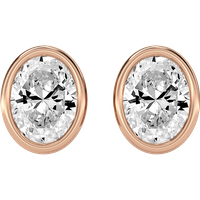 Enjoy a 12% Discount on MOH Earrings Crafted in 18K Rose Gold with Diamonds
