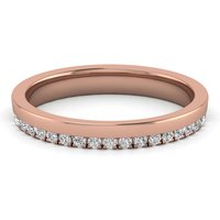 Enjoy 30% Discount on 18K Rose Gold MOH Diamond Wedding Rings 023 Ct