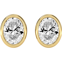 Enjoy 12% Discount on MOH 18K Yellow Gold Earrings with 045 Carat Diamond