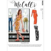 Patron McCALL's 8058A5 Robe femme pullover IsabelMcCalls - de 34 au 42 - McCall's - Mondial Tissus