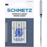 Aiguilles machine Schmetz surjeteuses jersey chrome finish 90 - blister de 5 - Schmetz - Mondial Tissus