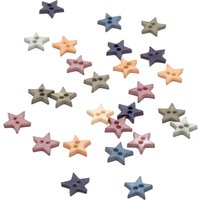 Lot de boutons étoiles multicolore - Récréatys - Mondial Tissus