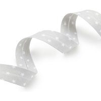 Biais gris étoiles blanches - MT - Mondial Tissus