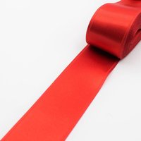 Ruban satin 40mm rouge - Mondial Tissus