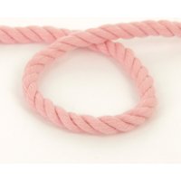 Cordon coton torsade rose 3mm - MT - Mondial Tissus