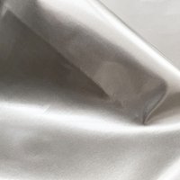 Toile simili vinyle polyuréthane brillant argenté - Mondial Tissus