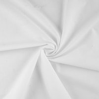 Tissu voile de coton uni bio blanc - Mondial Tissus