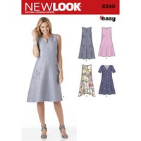 Patron New Look 6340 - robe femme - Newlook - Mondial Tissus