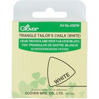 Craie triangulaire blanc - Clover - Clover - Mondial Tissus