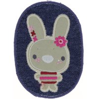 Écusson thermocollant jeans lapin - Frou Frou - Mondial Tissus