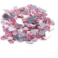 Sequin à coudre goutte rose clair 8x13mm et 6x10mm - MT - Mondial Tissus
