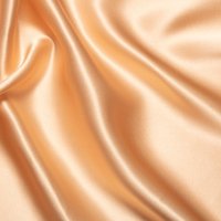 Tissu satin de soie uni rose nude - Mondial Tissus