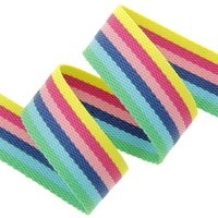 Sangle coton multicolore 30mm - Mondial Tissus