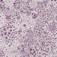Tissu Liberty violet étoiles - Liberty - Mondial Tissus
