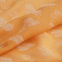 Tissu voile de coton Cactus ocre - MT - Mondial Tissus