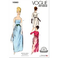 Patron Vogue V2082Y5 Femme Robe du soir 46 au 54 - Vogue - Mondial Tissus