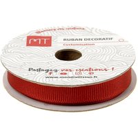 Bobine ruban gros grain rouille 9 mm X 5 m MT - MT - Mondial Tissus
