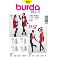 Patron Burda 2383 - déguisement femme carte a jouer wonderland - Burda - Mondial Tissus