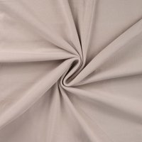 Maille coton côtelée unie taupe - Mondial Tissus