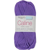 Pelote fil à tricoter Caline 50g 100% coton mercerisé - Col. 129 Violet - Mondial Tissus