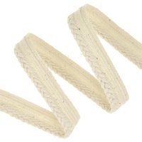 Passepoil tressé écru 18mm - Mondial Tissus
