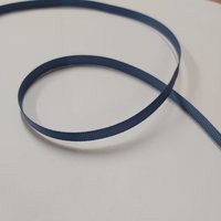 Ruban gros grain uni 6 mm bleu pétrole - Frou Frou - Mondial Tissus