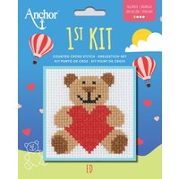 Mon 1er kit point de croix ourson Ed – ANCHOR - Mondial Tissus