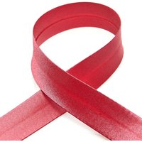 Biais satin rose foncé 20 mm - MT - Mondial Tissus