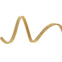 Ruban clouté double doré 5 mm - Mondial Tissus