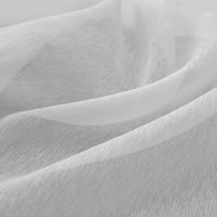 Tissu voile batiste non fleu blanc 300cm - Mondial Tissus