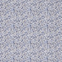 Cretonne enduite leonie bleu - Mondial Tissus