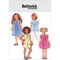 Patron Butterick 4176 Ensemble fille 2 à 5 ans - Butterick - Mondial Tissus
