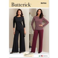 Patron Butterick 6966E5 - Haut moulant du 42 au 50 FR - Butterick - Mondial Tissus