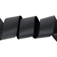 Ruban satin double face noir 50 mm - MT - Mondial Tissus