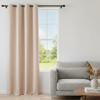 Rideau crinkle lin 140x250cm - MT - Mondial Tissus