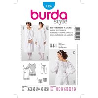 Patron Burda 7156 Historique Sous-Vêtements Femme du 36 au 50 - Burda - Mondial Tissus